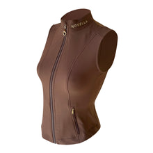 Load image into Gallery viewer, Novella Equestrian Sarah Vest - Cocoa Brown