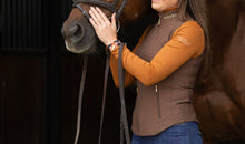 Load image into Gallery viewer, Novella Equestrian Sarah Vest - Cocoa Brown