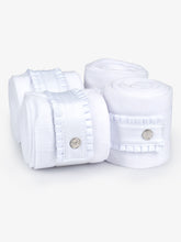 Load image into Gallery viewer, PS Polo Wraps, Ruffle - White