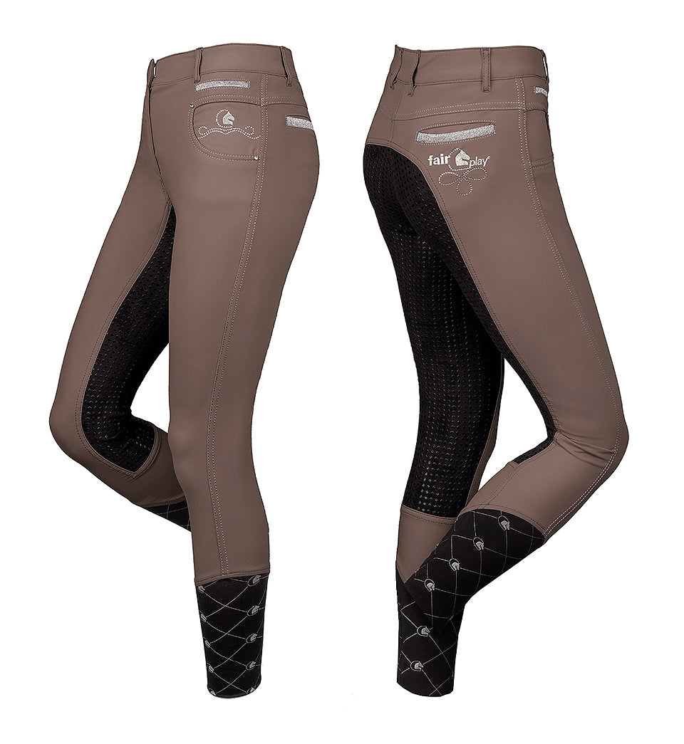 Fair Play Breeches JILLIANE, Taupe Grey