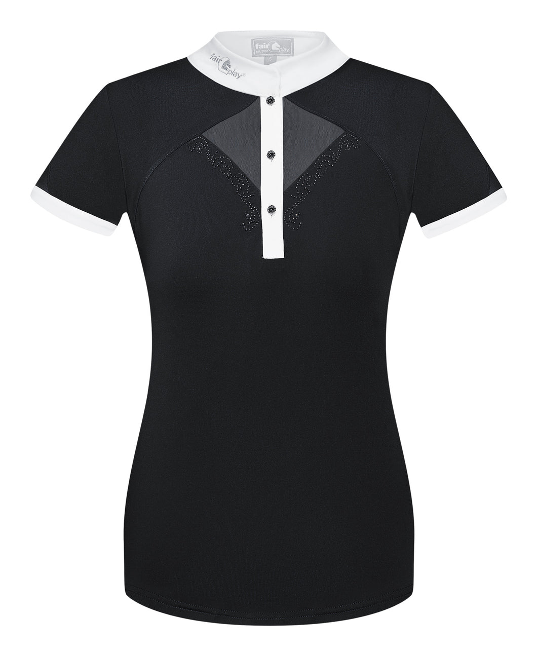 Fair Play Shirt CATHRINE SS, Black