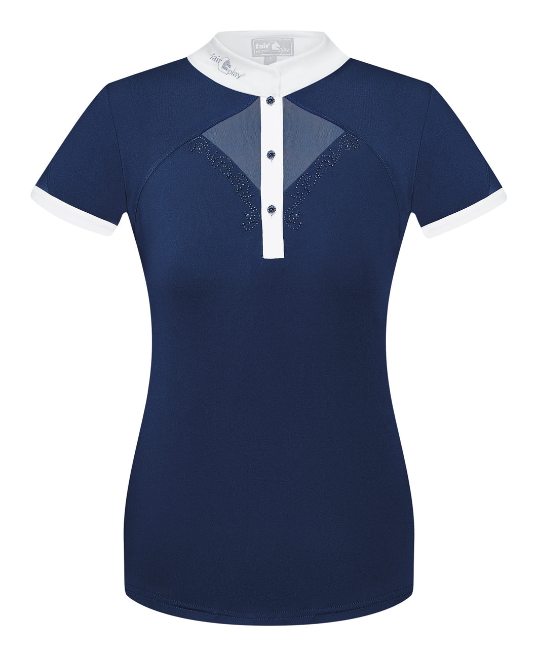 Fair Play Shirt CATHRINE SS, Navy