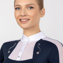 Load image into Gallery viewer, Fair Play Competition Shirt LORELLA LS, Navy-White
