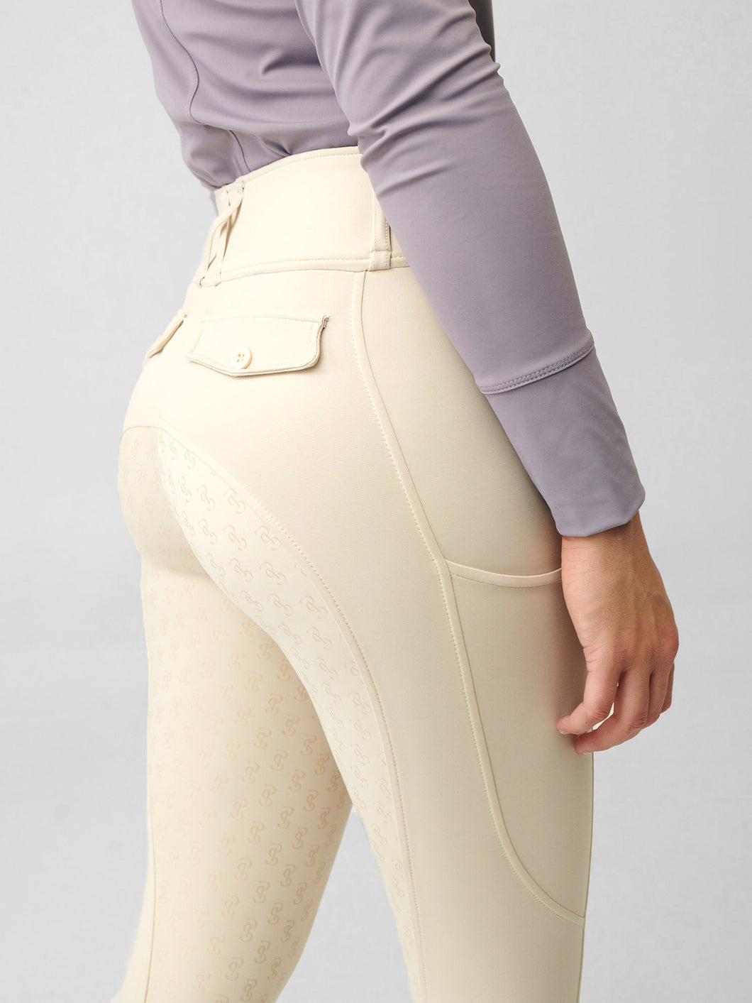 PS Katja Riding FG Tights - Dark Ivory