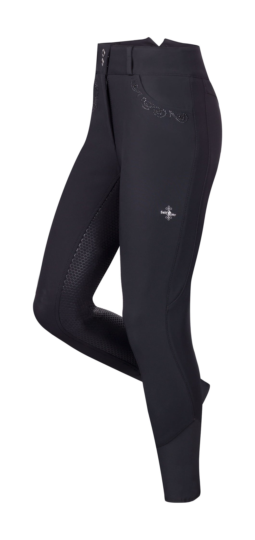 Fair Play Full Seat Breeches DAISY CHIC, Black