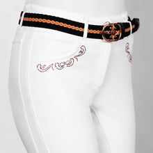 Load image into Gallery viewer, Fair Play Full Seat Breeches DAISY CHIC ROSEGOLD, White
