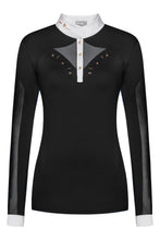 Load image into Gallery viewer, Fair Play Shirt CATHRINE ROSEGOLD LS, Black
