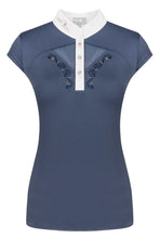 Load image into Gallery viewer, Fair Play Competition Shirt CATHRINE ROSEGOLD SL, Steele Blue
