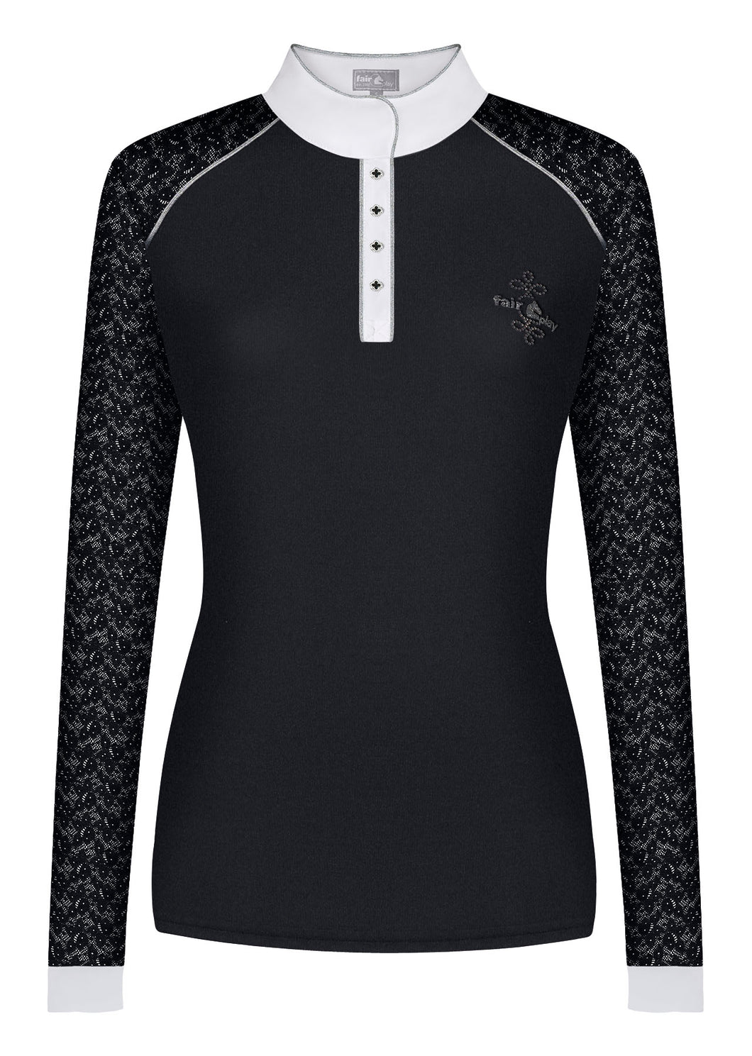 Fair Play Shirt ANITA LS, Black