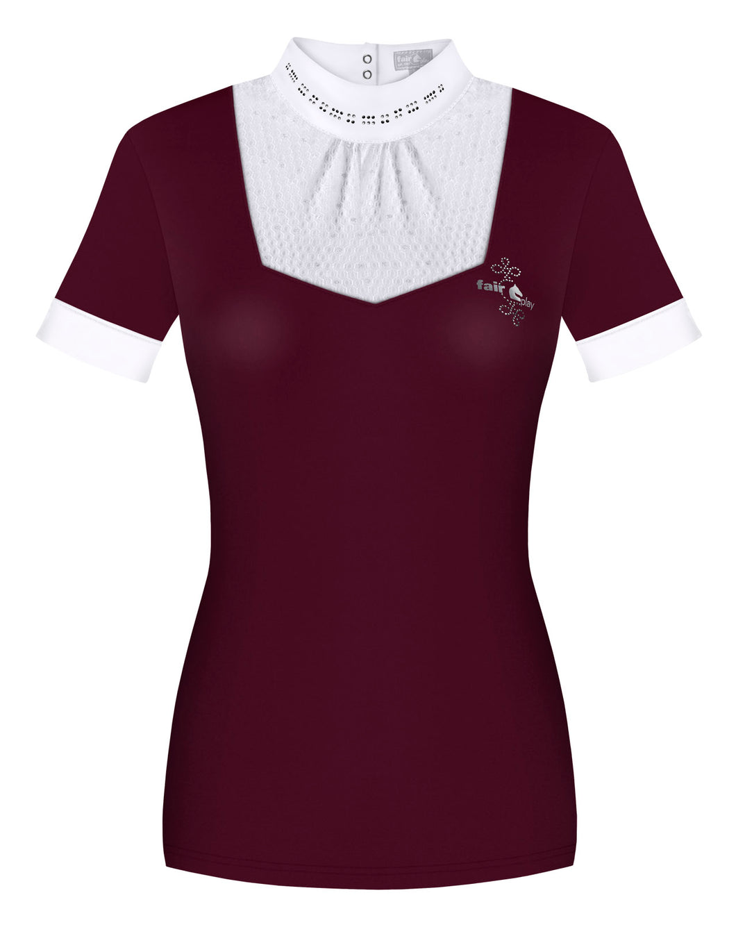 Fair Play Competition Shirt LARA, Burgundy