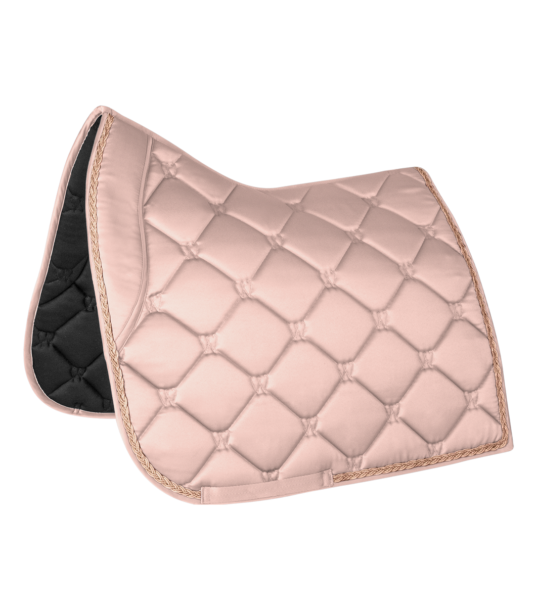 Waldhausen Dressage Saddle Pad, Valencia - Peal/Rose Gold