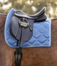 Load image into Gallery viewer, Waldhausen Dressage Saddle Pad, Valencia - Sky Blue/Silver
