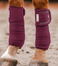 Load image into Gallery viewer, Waldhausen Polo Wraps, Nepal - Burgundy
