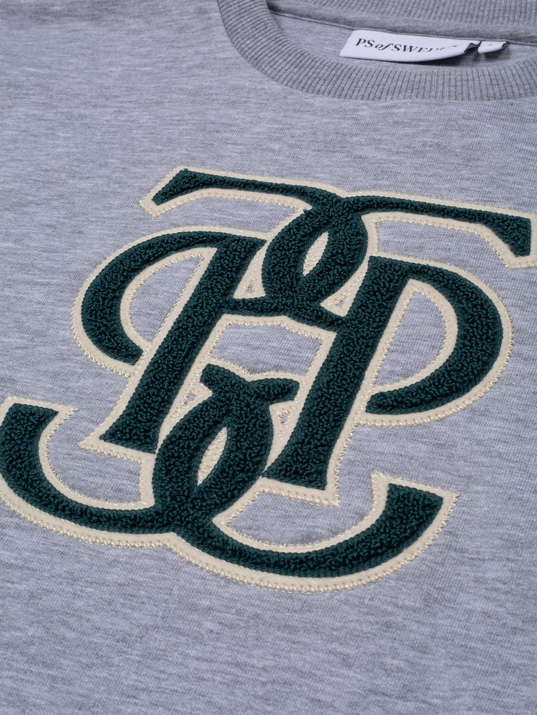 PS Karla Monogram Sweatshirt - Grey Melange