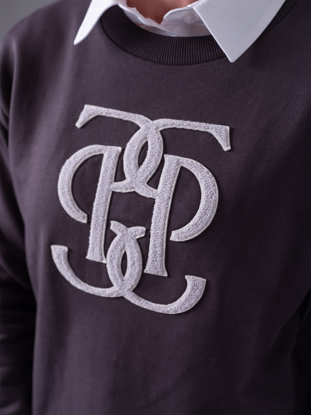 PS Karla Monogram Sweatshirt - Dark Grey