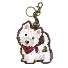 Load image into Gallery viewer, Chala Coin Purse/Key Fob - Westie
