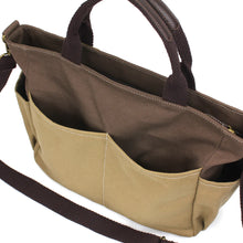 Load image into Gallery viewer, Chala Multi Pocket Tote - Olive
