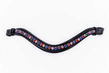 Load image into Gallery viewer, Bridleberry Browband - Red, White &amp; Blue
