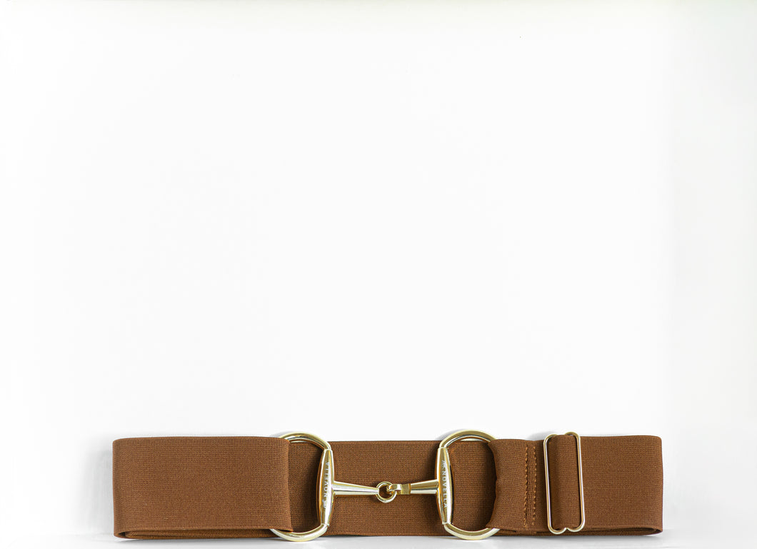 Novella Equestrian Snaffle Belt, Rust