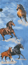 Load image into Gallery viewer, Sox Trot - Denim Horses Anklets
