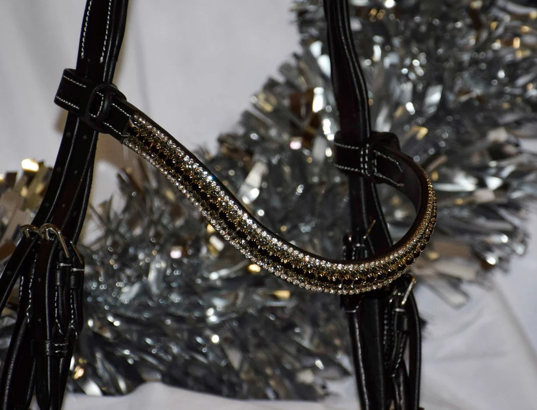 Bridleberry Browband - Multi Crystal