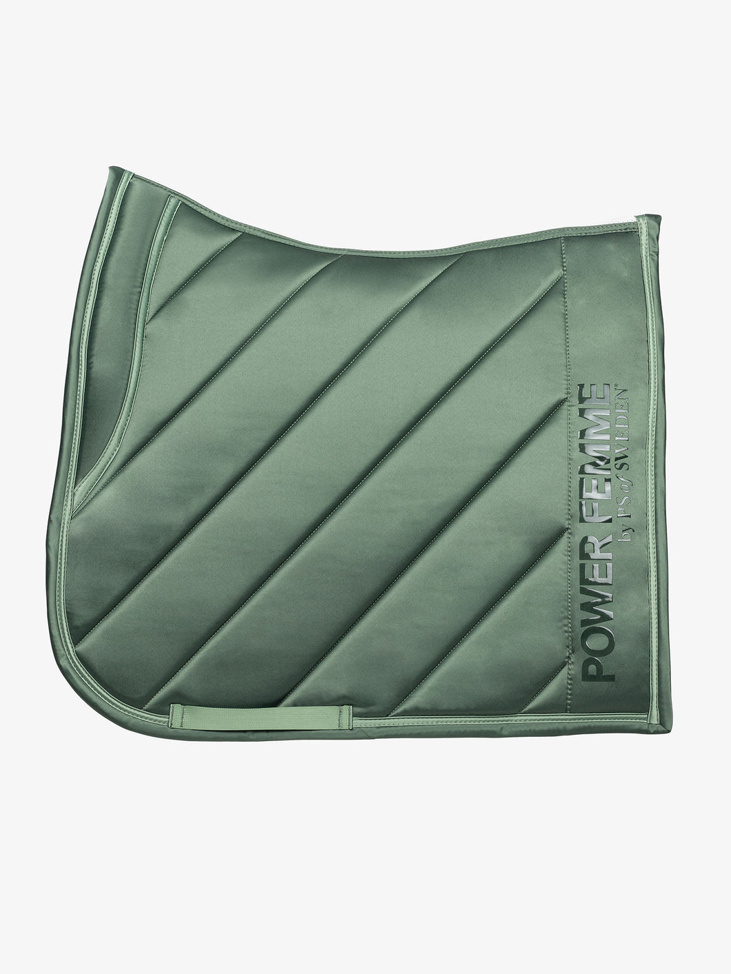 Dressage Saddle Pad, Diagonal - Hunter Green