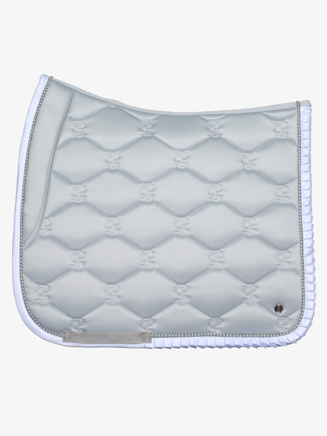 PS Dressage Pad Ruffle Pearl - Ice Grey