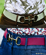 Load image into Gallery viewer, Novella Equestrian, Snaffle Belt - Royal Plum

