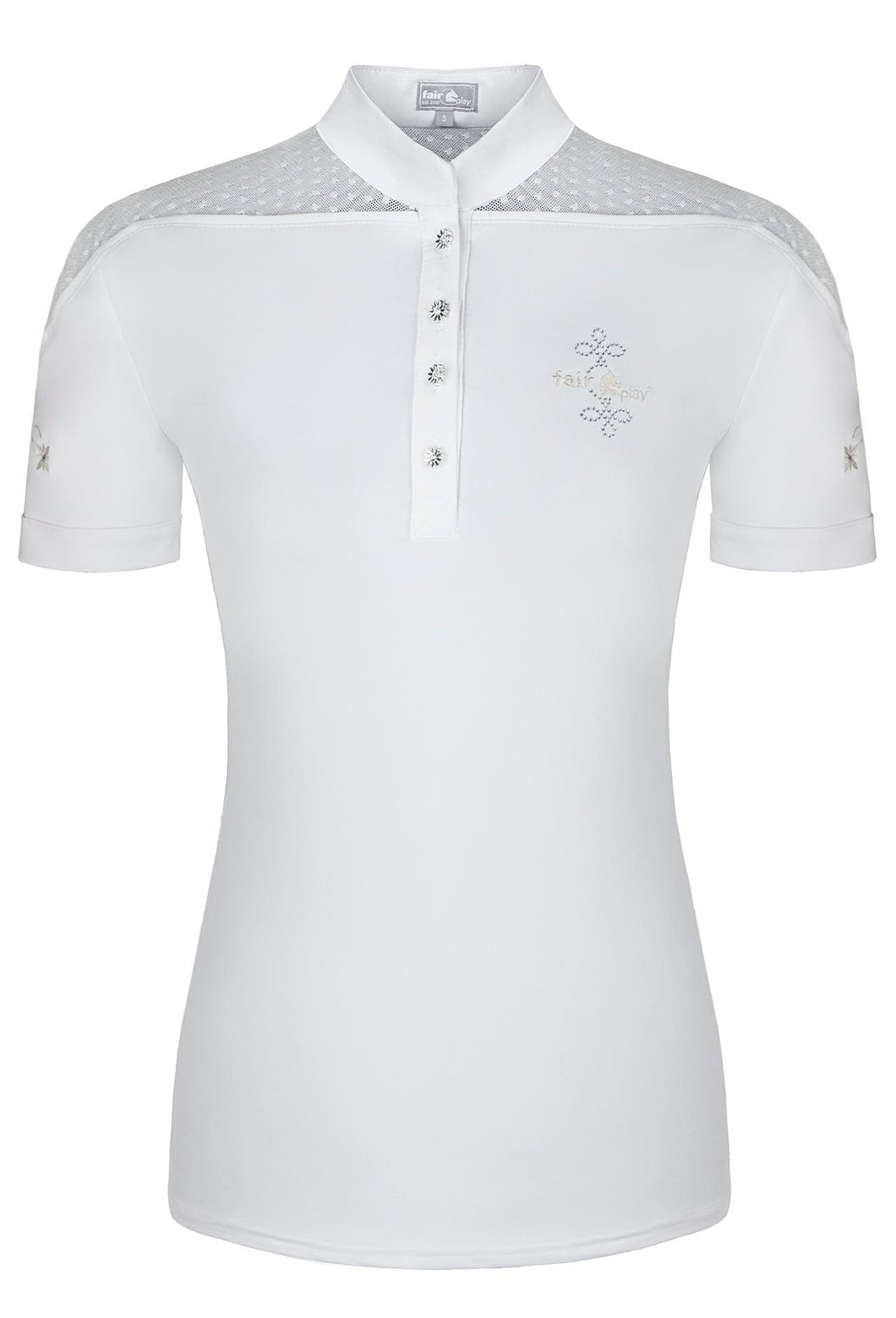 Fair Play Competition Shirt LETIZIA, White