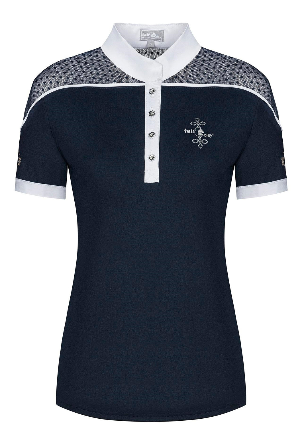 Fair Play Competition Shirt LETIZIA, Navy