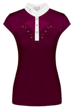 Load image into Gallery viewer, Fair Play Competition Shirt CATHRINE ROSEGOLD SL, Burgundy
