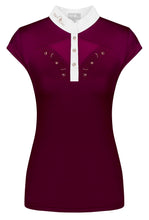 Load image into Gallery viewer, Fair Play Shirt CATHRINE Rosegold SL, Burgundy
