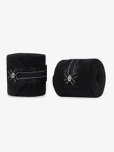Load image into Gallery viewer, PS Polo Wraps, Black Boutique Bow
