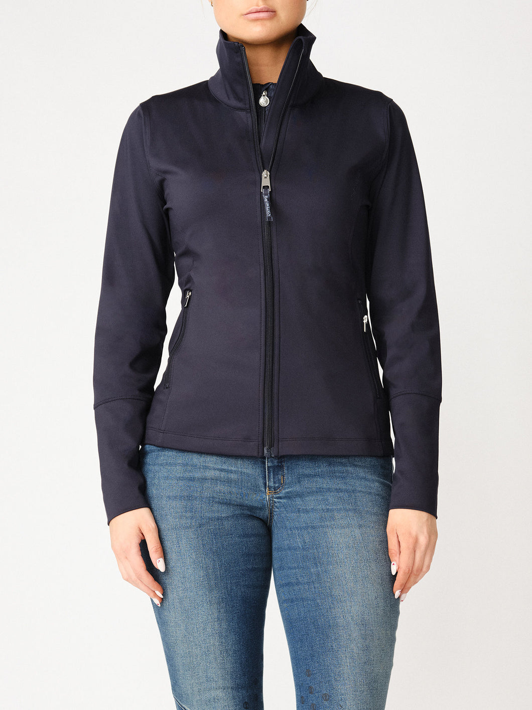 Mae Zip Jacket - Navy