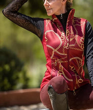 Load image into Gallery viewer, DQD - Burgundy Print Vest
