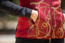 Load image into Gallery viewer, DQD - Burgundy Print Vest
