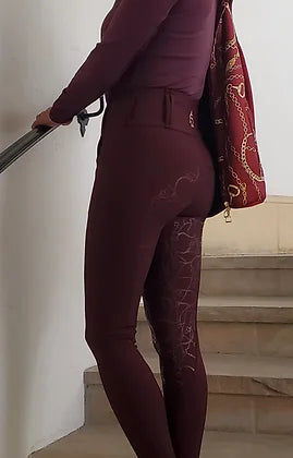 DQD - Silicone Grip Breeches - Wine