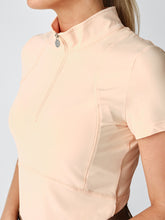 Load image into Gallery viewer, Adele Short Sleeve Top - Peach
