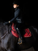 Load image into Gallery viewer, Christmas 2022, Stardust Jump Saddle Pad, Red/Gold

