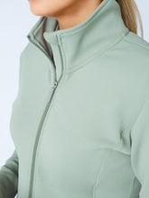 Load image into Gallery viewer, Fleur Zip Jacket - Khaki Green
