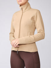 Load image into Gallery viewer, Fleur Zip Jacket - Camel
