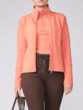 Load image into Gallery viewer, Fleur Zip Jacket - Ginger

