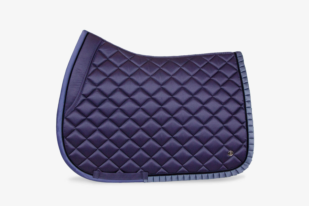 Jump Saddle Pad, Ruffle - Midnight Blue