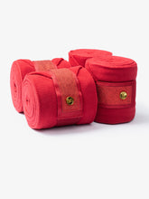 Load image into Gallery viewer, Christmas 2022, Stardust Dressage Saddle Pad, Red/Gold
