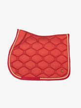 Load image into Gallery viewer, Christmas 2022, Stardust Jump Saddle Pad, Red/Gold
