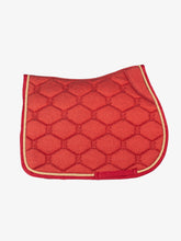 Load image into Gallery viewer, Christmas 2022, Stardust Jump Saddle Pad, Red/Gold
