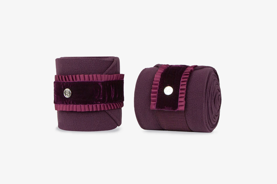 PS Polo Wraps, Wine Ruffle
